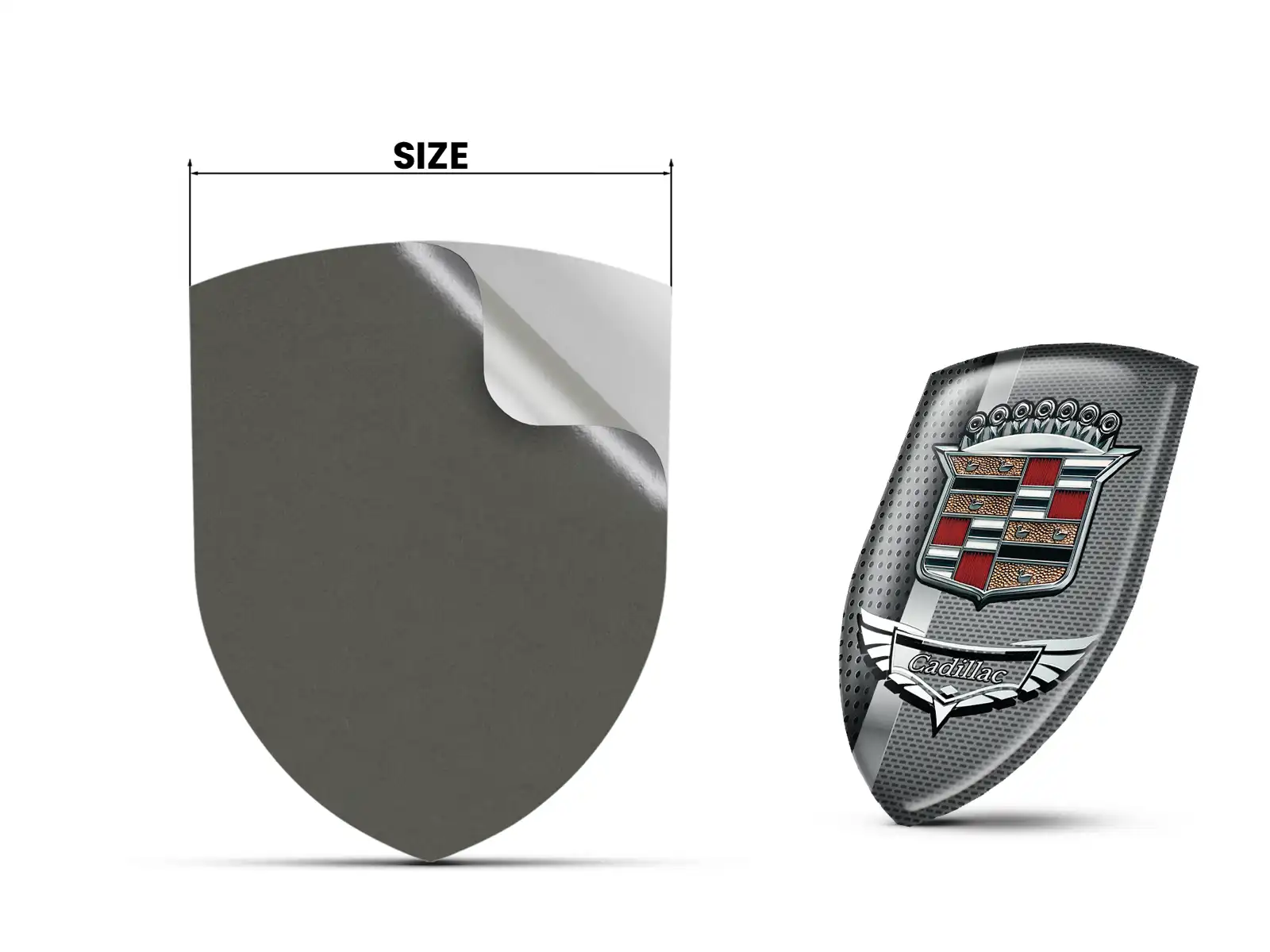 Cadillac Silikon Aufkleber Racing Limited Domes Abzeichen ST